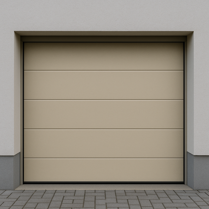 Porte de Garage Sectionnelle Pleine 40 mm – Livraison Gratuite en Europe
