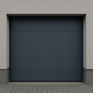 Porte de Garage Sectionnelle Pleine 60 mm – Livraison Offerte - Euro Gates