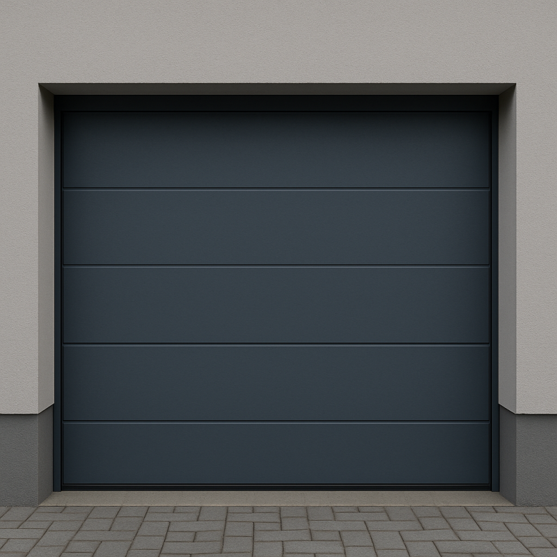 Porte de Garage Sectionnelle Pleine 60 mm – Livraison Offerte - Euro Gates
