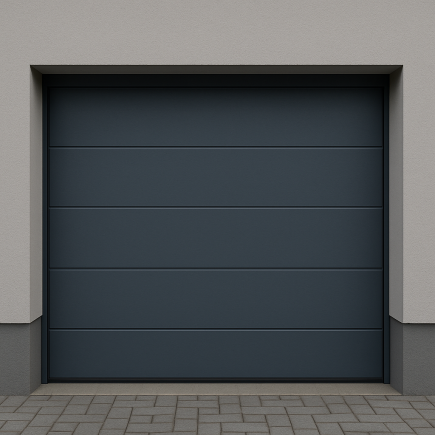 Porte de Garage Sectionnelle Pleine 60 mm – Livraison Offerte - Euro Gates