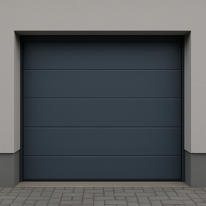 Porte de Garage Sectionnelle Pleine 60 mm – Livraison Gratuite en Europe & Garantie 10 Ans