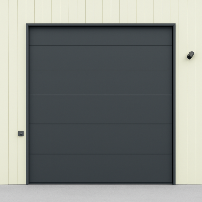 Industriel sektionsdør fuld 40 mm | Gratis forsendelse og garanti 10 år - Euro Gates