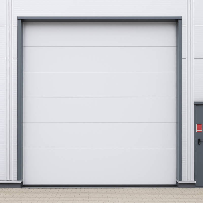 Porte sectionnelle industrielle 60 mm | Isolation extrême, livraison gratuite Europe | Euro Gates