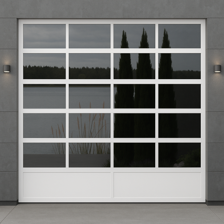 Porte Sectionnelle Industrielle Vitrée