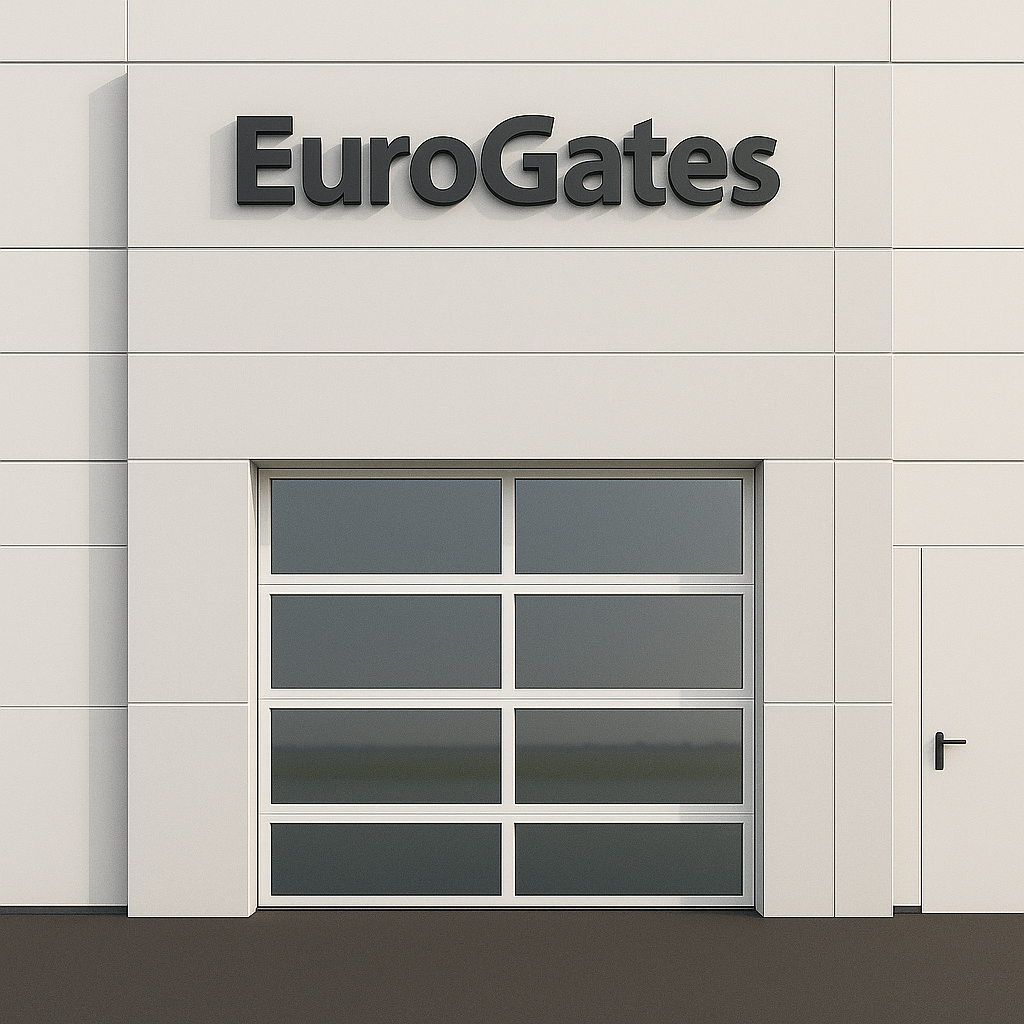 Porte de garage Vitrée