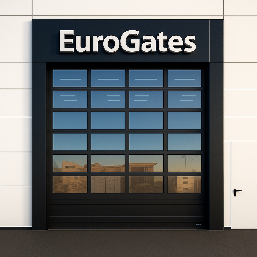 Porte industrielle Vitrée